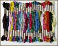 20 best Shiny OASIS Metallic Solid Hand Embroidery Thread Skeins Vibrant colors. 