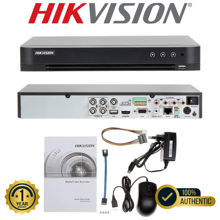 HIKVISON%205%20MP%20Analog%20DVR-XVR%20AcuSense%20(04-08-16%20Channels)%20CCTV%20Camera%201U%20H.265%20DVR%203K%20Facial%20Recognition%20-%20Motion%20Detection%202.0%20-%20%20Perimeter%20Protection%20-%20Video%20and%20Audio%20Recording%20-%20Two%20way%20Talk%20Supported%20%20Brand%20Warranty%20-%20Image%205