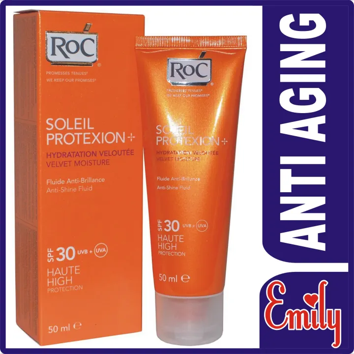 ROC%20SPECIAL%20ANTI%20BROWN%20SPOT%20ANTI%20AGING%20SUN%20BLOCK%20FOR%20EVERYONE%20RoC%20Soleil%20Protexion%20Anti%20Shine%20Fluid%20Cream%20Spf%2030%2050%20ML%20-%20Image%204