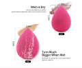 Mini Beauty Blender Makeup Sponge for Eyes Makeup, Small Makeup Sponges Trendy Beauty Blender Mini Under Eyes, Latex Free Mini Beauty Blender Puffs for Eyes, Nose, Lips Note random color will be deliver. 