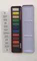 12 watercolor solid paint iron box set. 