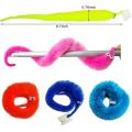 Magic Tricks Twisty Worm Magic Toys Party Favors Fuzzy Worm On A String Christmas Halloween Wizard Strange Trick Toys For Kids. 