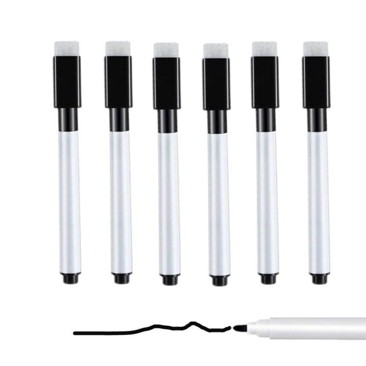 Pack of 05 Whiteboard Marker Pens with Eraser for Kids