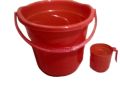 Bathroom Bucket 20 Liters with Mug Thick Plastic. 