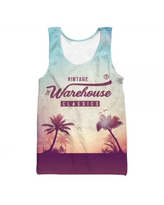 Twh Summer All Over Printed Tank Top