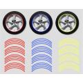 Ring Glowing Sticker / Rim Sticker / Reflective Motorcycle Rim Stripe Wheel Tape Sticker /Waterproof / Universal. 