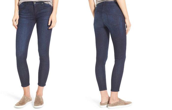 ladies denim jegging without button