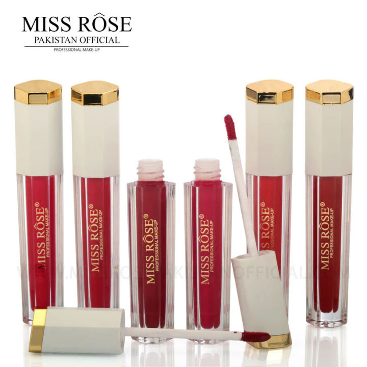 Miss Rose makeup 3 PC Super Lasting Matte Lip Gloss Set