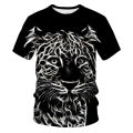 3D Cheetah Shirt Animals Clothing Leopard Animal T-shirt 3d Print T Shirt Men Women Clothes Hip Hop Fashion Summer Streetwear. 