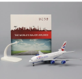 Airline Model Metal British Airways A380 20cm (7.9 inch) Aircraft  Model 1:400   Die cast Airplane Model for decoration. 