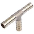 8mm T Shape Ar Gas Fuel Water Gasolne Hose Joner Ppe Connector. 