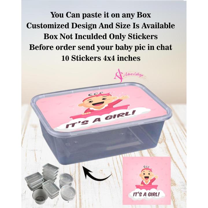 Its A Girl Stickers Baby girl sticker baby shower sticker