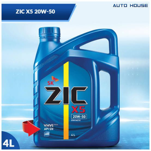 Zic-X5 ( 20W-50 ) Petrol Engine Oil-4L | Daraz.pk