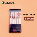 Maries Mini Detailing Paint Brushes Set For Painting Pack Of 5. 