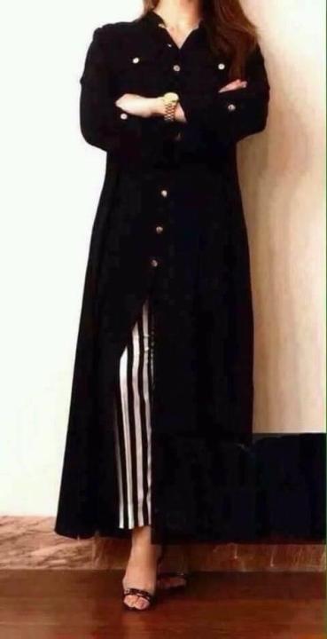 Linen%20casual%20front%20open%20straight%20frock%20-%20Image%203