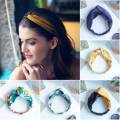 Women Girls Summer Bohemian Hairs Headbands Headbands Retro Cross Turban Bandage Bandanas HairBands Hair Accessories Headwrap. 