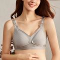 Maternity Bra - Front Opening - Bra with Foam - Feeding bra - 100% Cotton - Wireless Bra - Nursing bra - Front Open Button opening Bra - Breast feeding bra Multicolor. 
