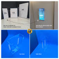 Acrylic Wall Mount Remote Holder, Transparent Smartphone and iPhone Box, Leaflet Display for Home Office Restaurant Table Supplies. 