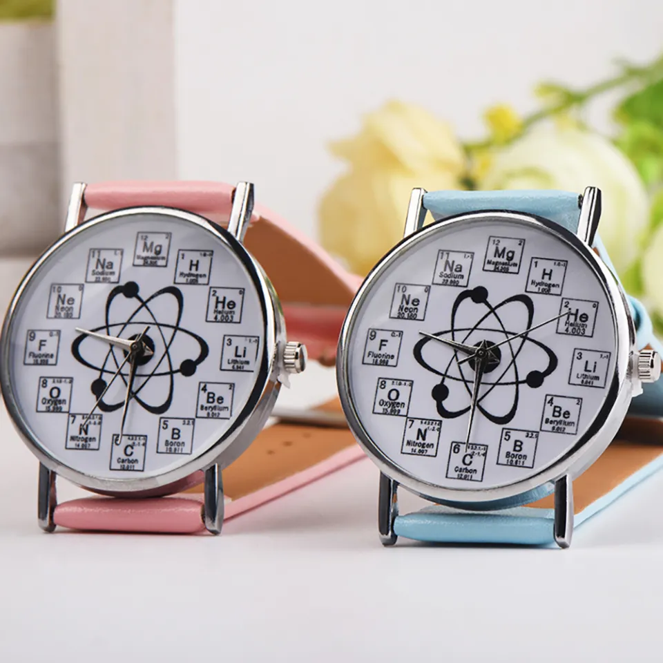 Fashion Student Chemical Element Markers Molecule Dial Quartz - Main Image