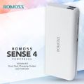 Romoss SENSE 4 Power Bank 10400mAh 2 USB Output Port Ultra Compact Best Portable Charger by Asaan-Shop. 