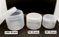 30g / 50g / 100g Pack of 3 Empty Cosmetic Containers Cream Pot Jar Refillable Plastic Jar Transparent Containers Makeup. 