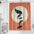 Digital Printing Polyester Shower Curtain Waterproof Bathroom Partition Curtain Toilet Hanging Curtained. 