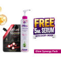 Glow Synergy Pack - Quick Skin Healing Malika Brightening Face & Body Lotion - Overnight Results Malika - Body Lotion - Emulsion - Whitening Cream - Quick Skin Healing Cream - Family Budget - Protects Against Dullness - Best Duo. 