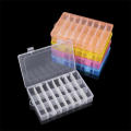 Plastic Storage Box Embroidery Floss Bobbins Storage Organizer Case Cross Stitch Sewing Tool. 