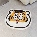 Net red super cute ins big eyes fat face tiger pillow car cushion waist back sofa pillow floor mat cartoon. 
