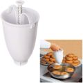 Techmanistan Easy Fast Portable Donut Maker, Plastic Donut Maker Donut Machine Mold, Doughnut Maker Dispenser. 