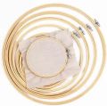 🧵 Super Strong Wooden Embroidery Hoop Frame | Premium Bamboo Cross Stitch Ring | Adjustable Round Needlecraft Sewing Tool for Hand Embroidery, Fabric Crafts & DIY Décor 🎨. 