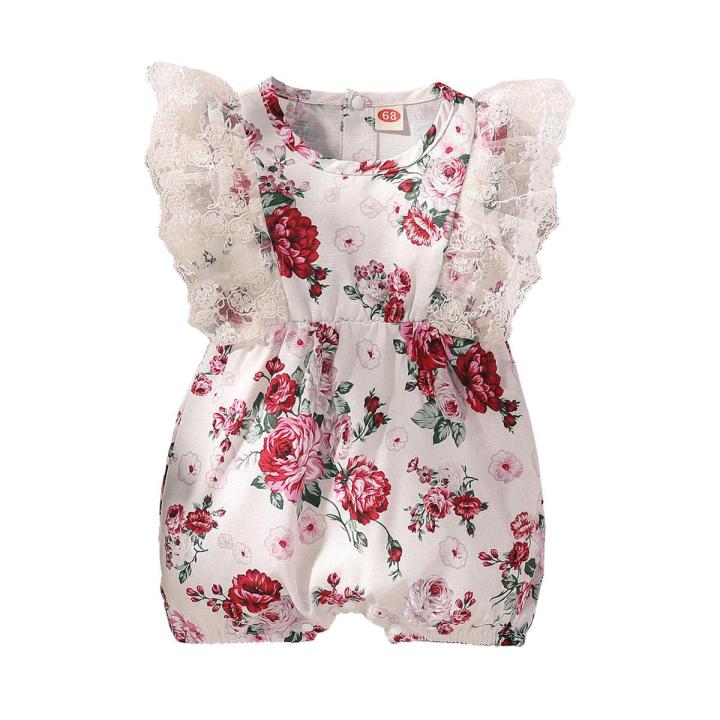 SOFT LACE FLOWER ROMPERS Floral Lace Jumpsuit - Etsy