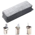 Pack of 2 Washable Durable Replacement Microfiber Pads Dust Push Mop Cloth for Flat Squeeze Mop 33X12CM Clean Cloth Flat Mop Refill Additional Pad Extra Head Micro Fiber Mop Refill Pads Cotton Head. 