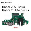 Connector Charger Board USB Charging Port Dock Plug Flex Cable For HuaWei Honor 9 8 8C 8X 10i View 20 20S 20E 10 Pro Lite. 