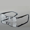 semi-rimless glasses  frame  classic  optical  eyeglasses half frame for men/women  durable rectangular  spectacles frame clear lens. 