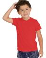 Plain Kids T-Shirt - Red. 