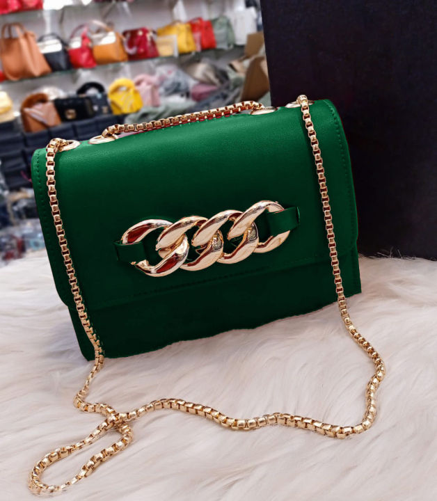 Hand bags for girls with stylish long chain