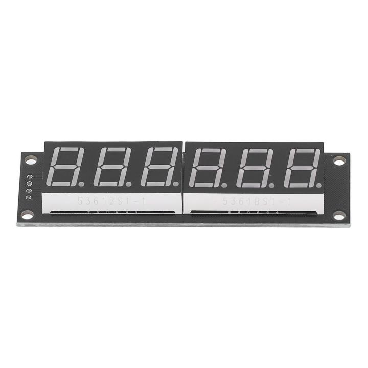 Digital Tube Display Module, 6 Digit 7 Segment LED Display Board Easy Installation for Equipment