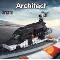 Lego architect 36 changes bricks building set 256+ pcs for 6+ years. 