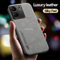 Leather Phone Case For Redmi 13C 13 C Redmi13C Redmi13 C 23100RN82L 2023 Casing Fashion Couple Soft TPU Edge Protection Bumper Shockproof Back Cover. 