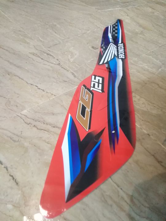 Honda 125 (f)Silencer Patti Sticker Euro 2 Silencer patri One Piece