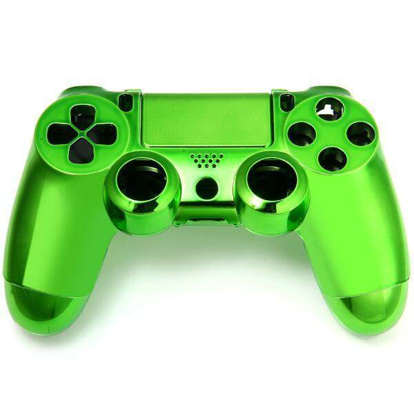 Gold Replacement Polished Plating Housing Shell Cover Parts Case Kit With Buttons For PS4 Controller DualShock 4