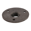 4pcs 1/2 Inch Black Cast Iron Pipe Fittings Floor Flange BSP Threaded. 