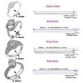 8X Ring Size Adjuster for Loose Rings Invisible Ring Guard Clip Transparent Silicone Sizer Tightener Resizer 4 Sizes. 