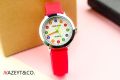 Little Girls Candy Watch High Quality Children Boys Colorful No. Scale Easy Learn To Time Silicone Birthday. 