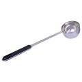 Milk Or Tea Spoon Long Black Handle Heavy Duty Lifetime Stainless Steel. 