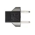 Adapter Plugs Charger Universal EU 2 Flat Pin To 2 Round Pin Power Plug. 