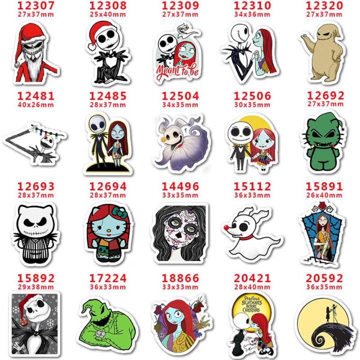 Halloween Horror Guys Acrylic Planar Resins Making Bow-knot Phone Case Stickers DIY Crafts Home Decoration Accessories 12307