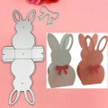 3D Effect Rabbit Bunny Box Metal Cutting Dies DIY Scrapbook. 