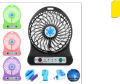 Mini Portable Fan Usb Rechargeable Fan Air Cooler Mini Desk Third Wind Usb Fan 18650 Battery (not Include) Cooling Fans. 